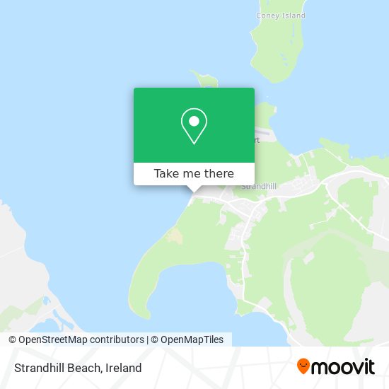 Strandhill Beach map