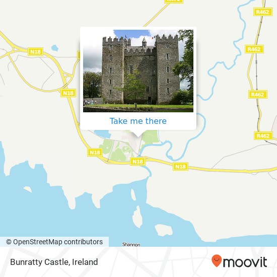 Bunratty Castle map