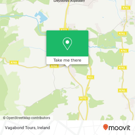 Vagabond Tours map