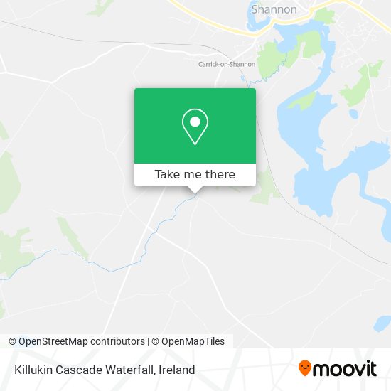 Killukin Cascade Waterfall map
