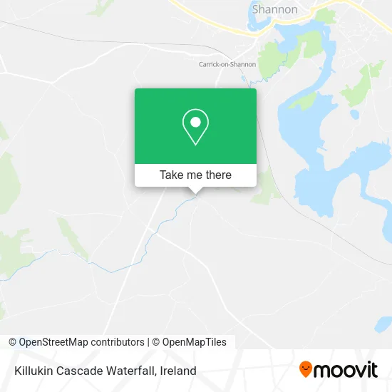 Killukin Cascade Waterfall map