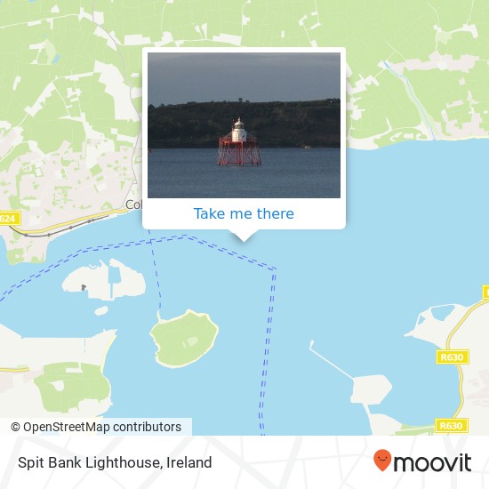 Spit Bank Lighthouse map