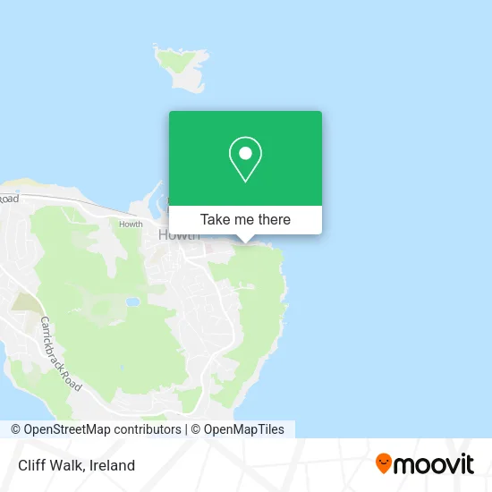 Cliff Walk map