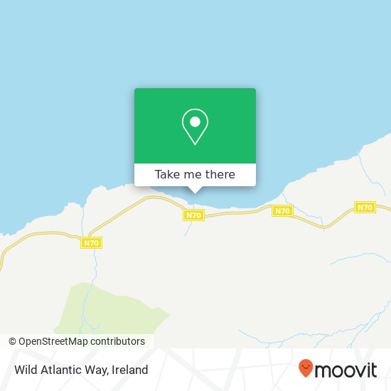 Wild Atlantic Way map