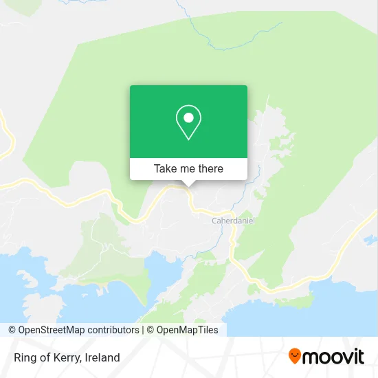 Ring of Kerry map
