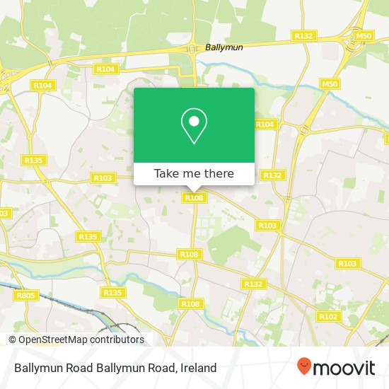 Ballymun Road Ballymun Road map