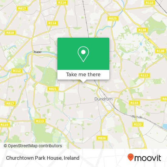 Churchtown Park House map