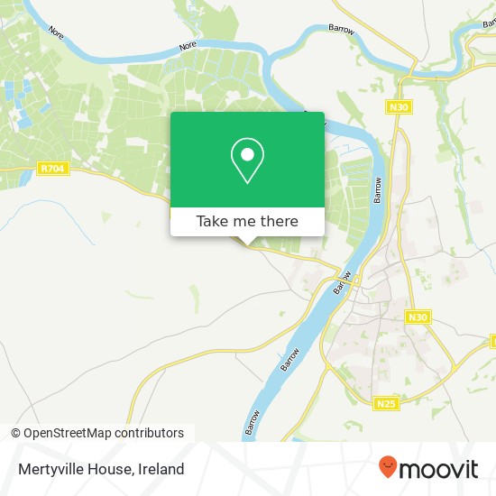 Mertyville House map