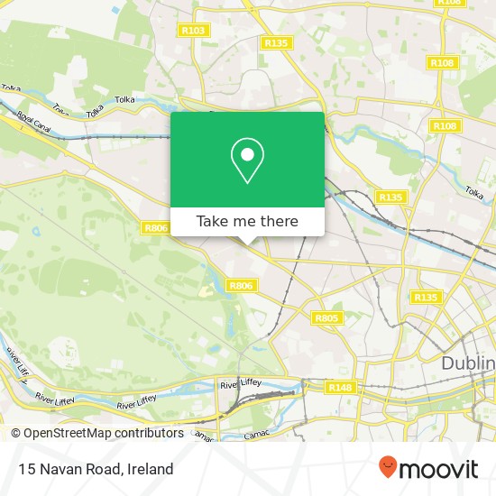 15 Navan Road map
