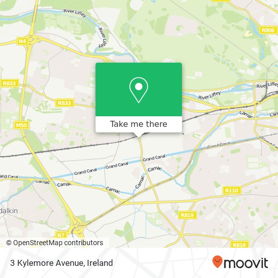 3 Kylemore Avenue map