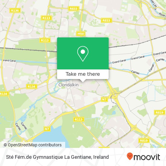 Sté Fém.de Gymnastique La Gentiane map