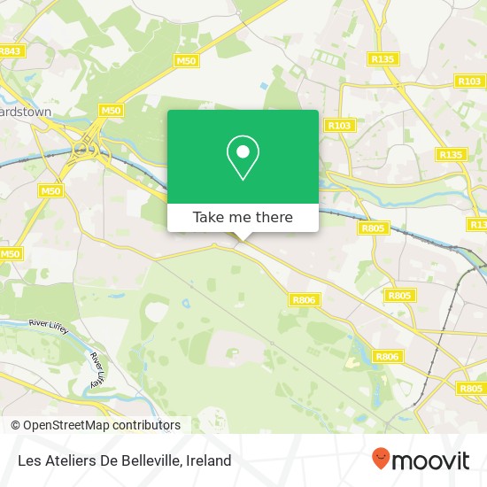 Les Ateliers De Belleville map