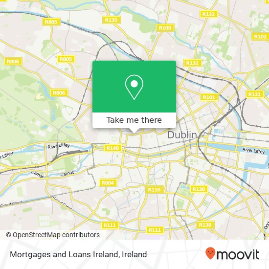 Mortgages and Loans Ireland map