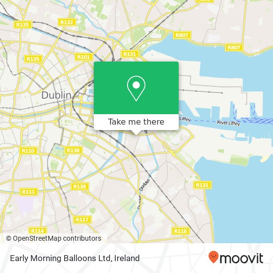 Early Morning Balloons Ltd map
