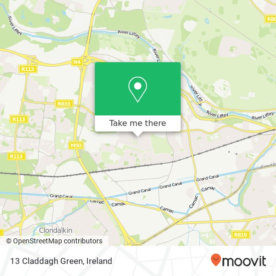 13 Claddagh Green map
