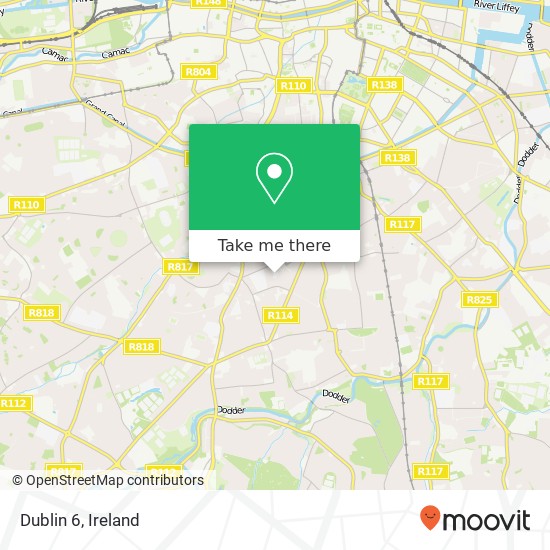 Dublin 6 map