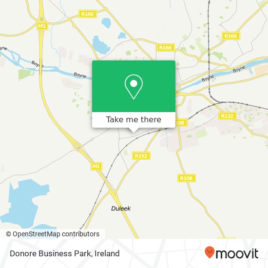 Donore Business Park map