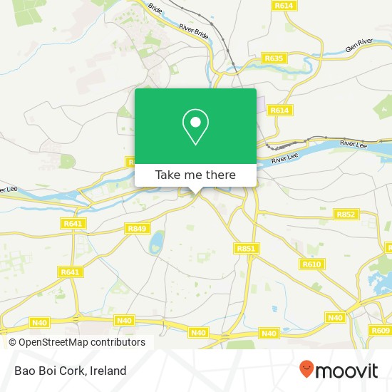 Bao Boi Cork, 128 Barrack Street Cork map