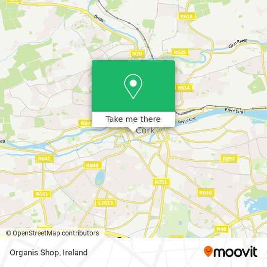 Organis Shop map