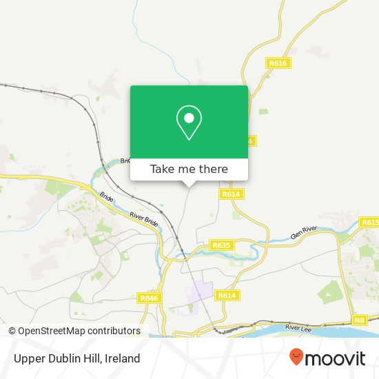 Upper Dublin Hill map