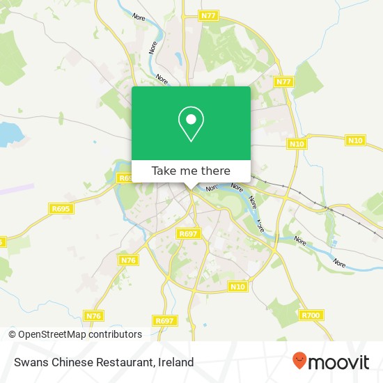 Swans Chinese Restaurant, Rose Inn Street Kilkenny, County Kilkenny plan