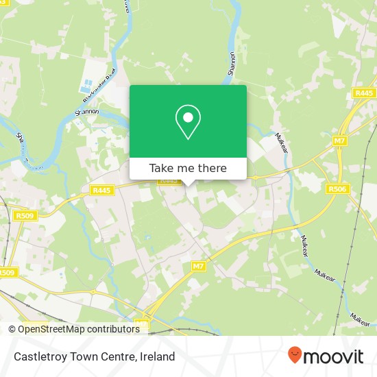 Castletroy Town Centre map