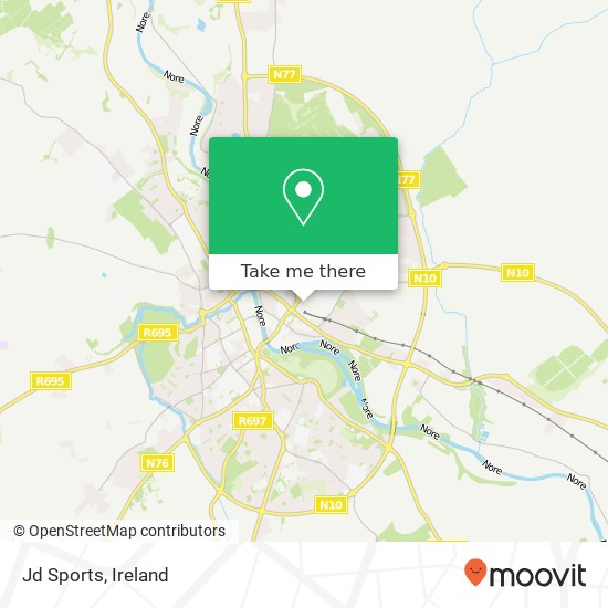 Jd Sports, Macdonagh Junction Kilkenny map