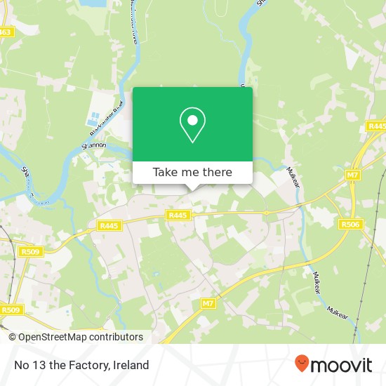 No 13 the Factory, E Park Industrial Estate Plassey map