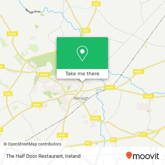 The Half Door Restaurant, 51 Summerhill Nenagh E45 EA39 plan