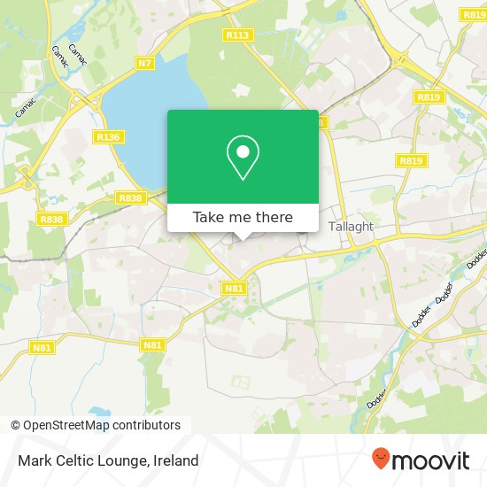 Mark Celtic Lounge map