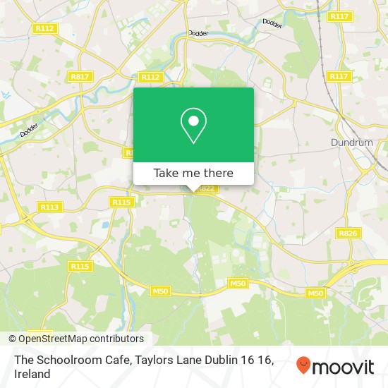 The Schoolroom Cafe, Taylors Lane Dublin 16 16 map