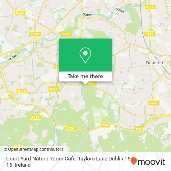 Court Yard Nature Room Cafe, Taylors Lane Dublin 16 16 map