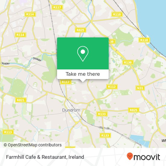 Farmhill Cafe & Restaurant, Farmhill Road Dublin 14 D14 W1W6 plan