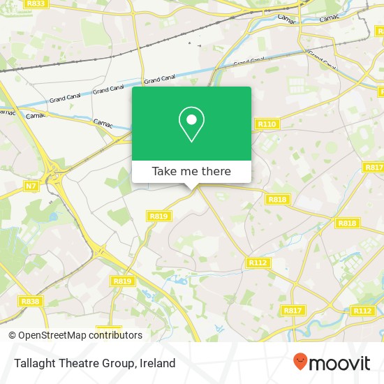 Tallaght Theatre Group map