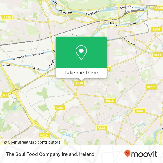 The Soul Food Company Ireland, Walkinstown Road Dublin 12 map