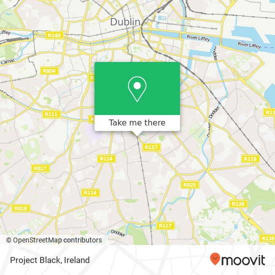 Project Black, 3 Ranelagh Dublin 6 D06 C1P8 map