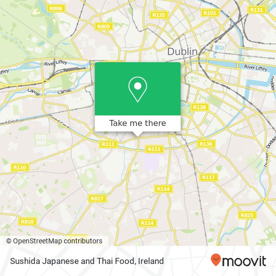 Sushida Japanese and Thai Food, Clanbrassil Street Upper Dublin 8 D08 F785 map