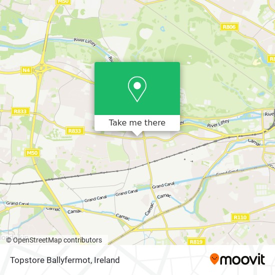 Topstore Ballyfermot map