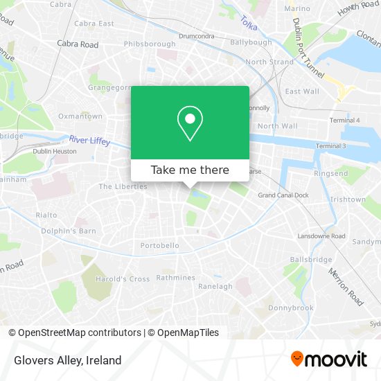 Glovers Alley map