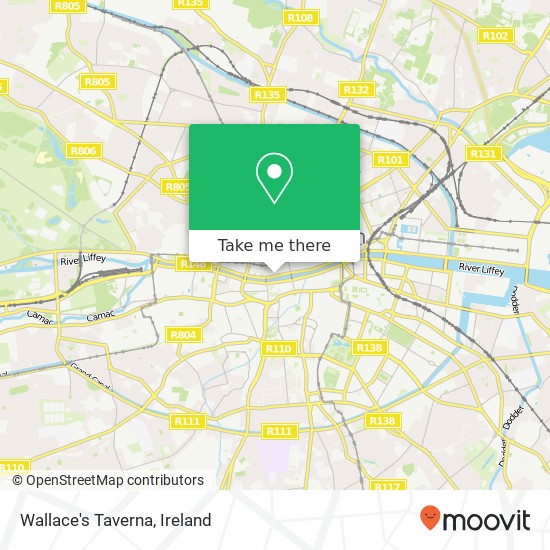 Wallace's Taverna, Ormond Quay Upper Dublin 7 map