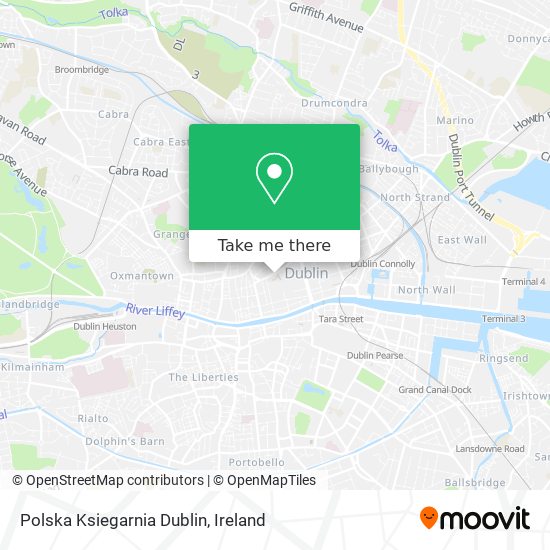 Polska Ksiegarnia Dublin map