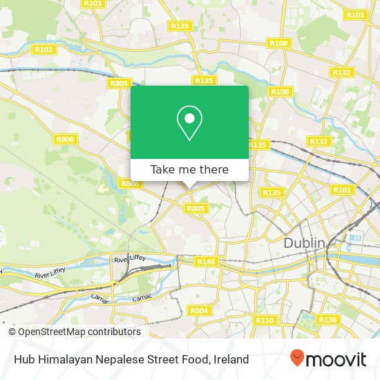 Hub Himalayan Nepalese Street Food, Annamoe Road Dublin 7 D07 R2Y0 map