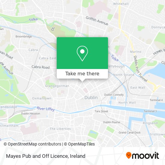 Mayes Pub and Off Licence map
