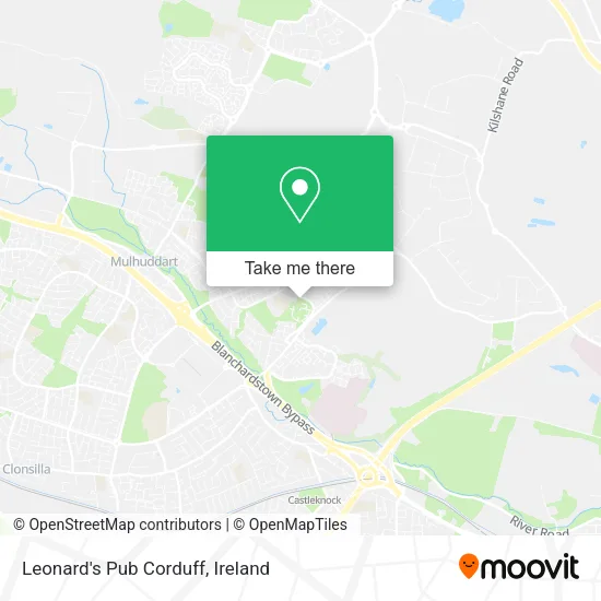 Leonard's Pub Corduff map