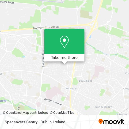 Specsavers Santry - Dublin map