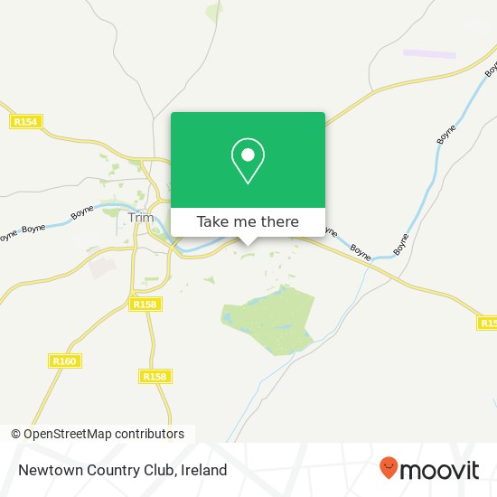 Newtown Country Club map