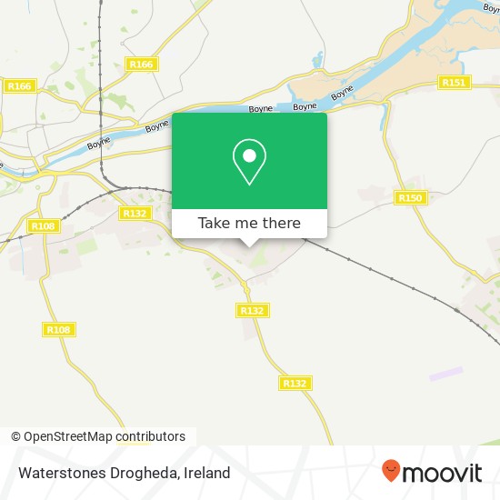 Waterstones Drogheda map