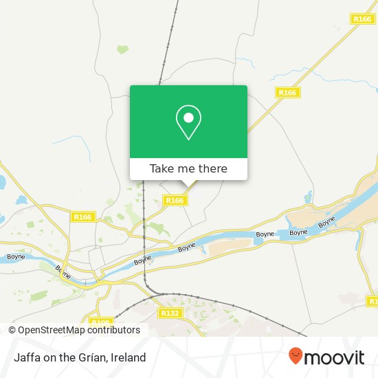 Jaffa on the Grían, Termonfeckin Drogheda map