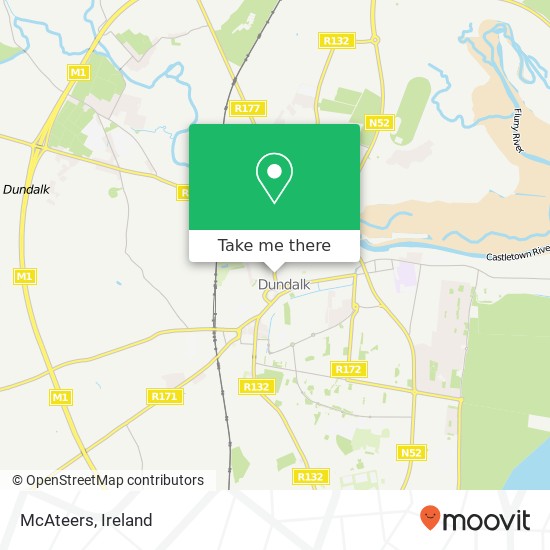 McAteers, 15 Clanbrassil Street Dundalk, County Louth map