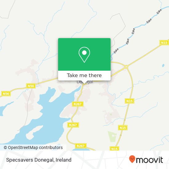 Specsavers Donegal, The Diamond Donegal map